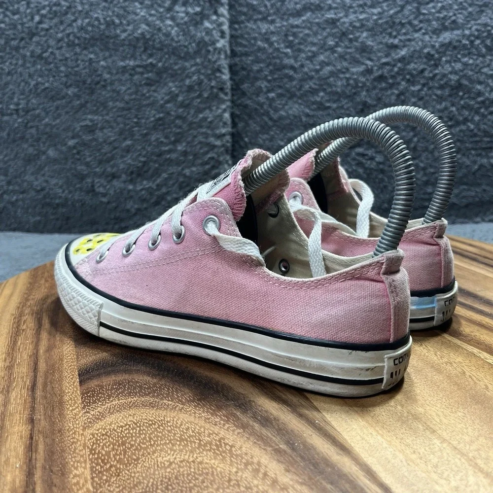 Converse Pink‎ Sunflowers Casual And Fashion Women's Size 5 Sneakers Shoes